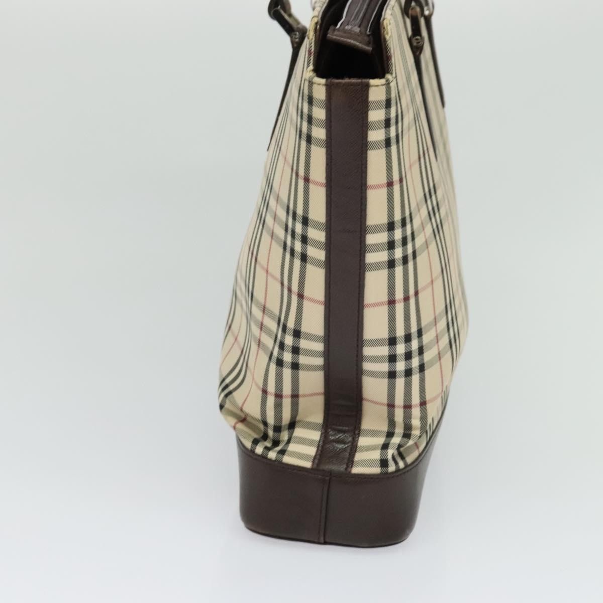 Burberry Burberry Nova Check Tote Canvas and Leather Size ONE SIZE - 4 Thumbnail
