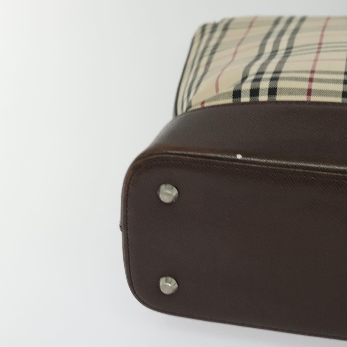 Burberry Burberry Nova Check Tote Canvas and Leather Size ONE SIZE - 8 Thumbnail