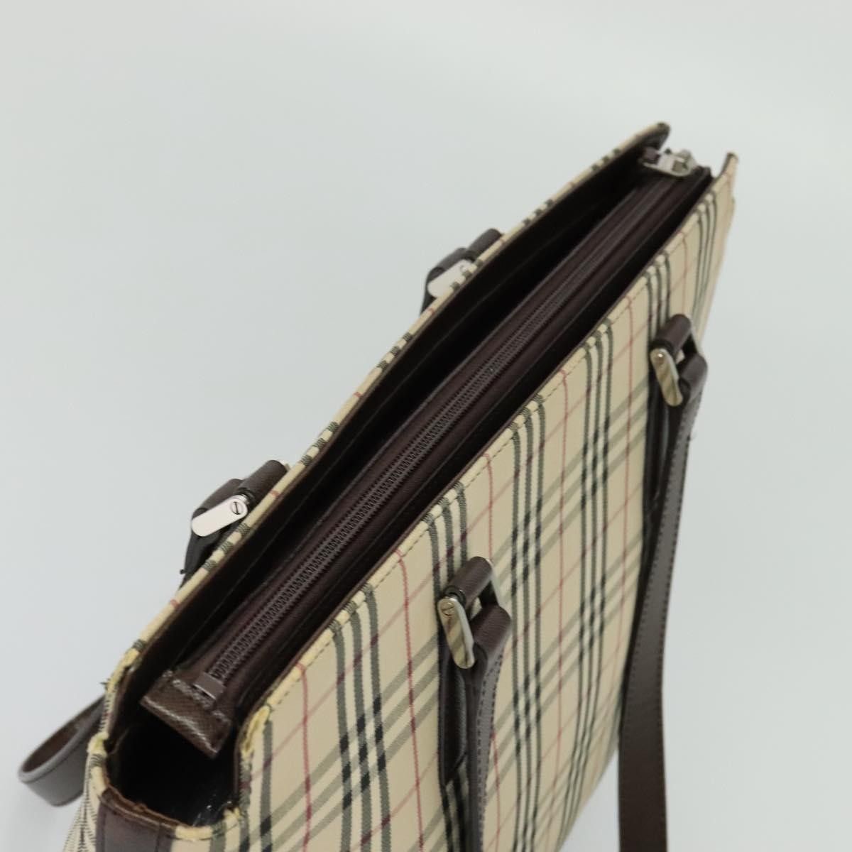Burberry Burberry Nova Check Tote Canvas and Leather Size ONE SIZE - 12 Thumbnail