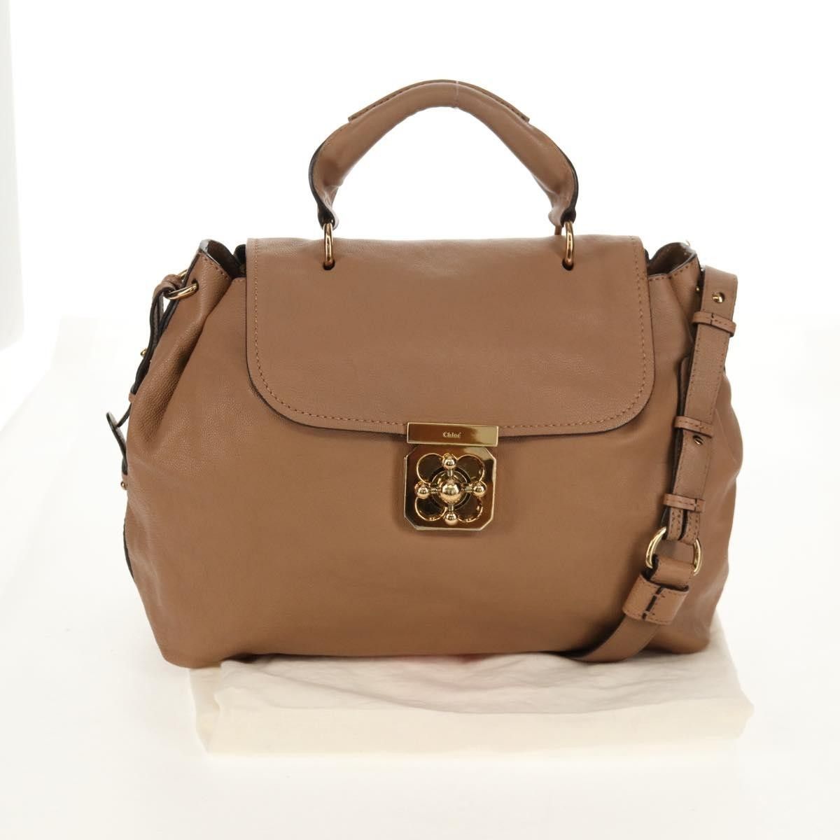 Chloe Chloe Elsie Convertible Satchel Leather Size ONE SIZE - 17 Thumbnail