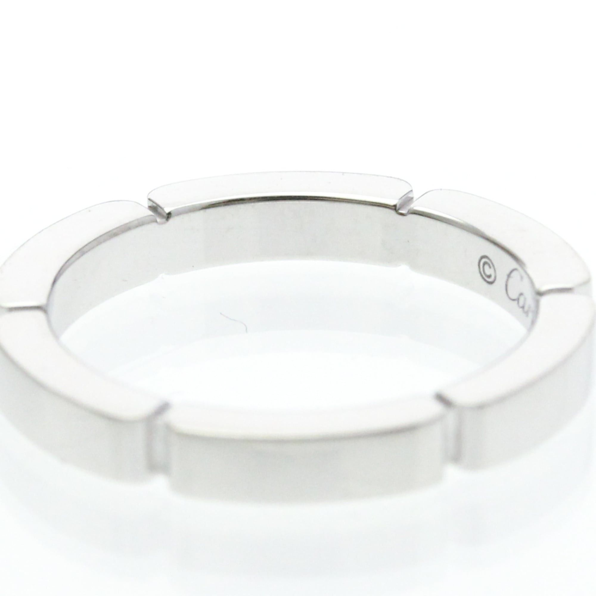 Cartier Cartier Maillon Panthere Band 18K White Gold with 4 Diamonds Size ONE SIZE - 6 Thumbnail
