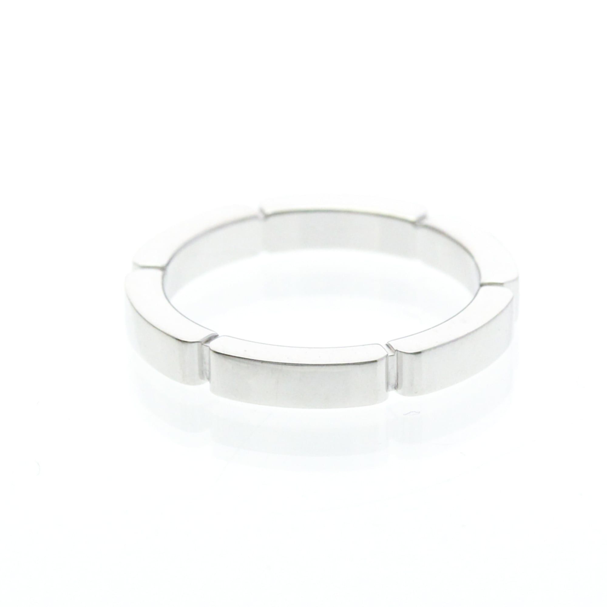 Cartier Cartier Maillon Panthere Band 18K White Gold with 4 Diamonds Size ONE SIZE - 3 Thumbnail