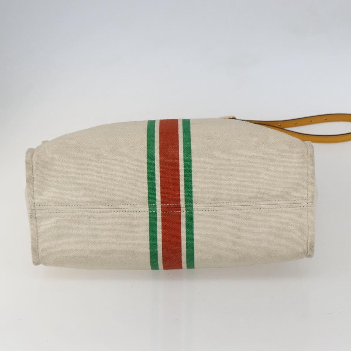 Gucci Gucci Foldable Web Tote Canvas with Leather Size ONE SIZE - 21 Thumbnail