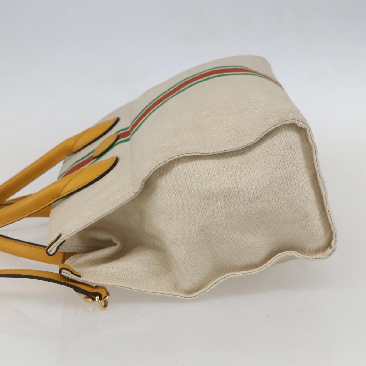Gucci Gucci Foldable Web Tote Canvas with Leather Size ONE SIZE - 3 Thumbnail
