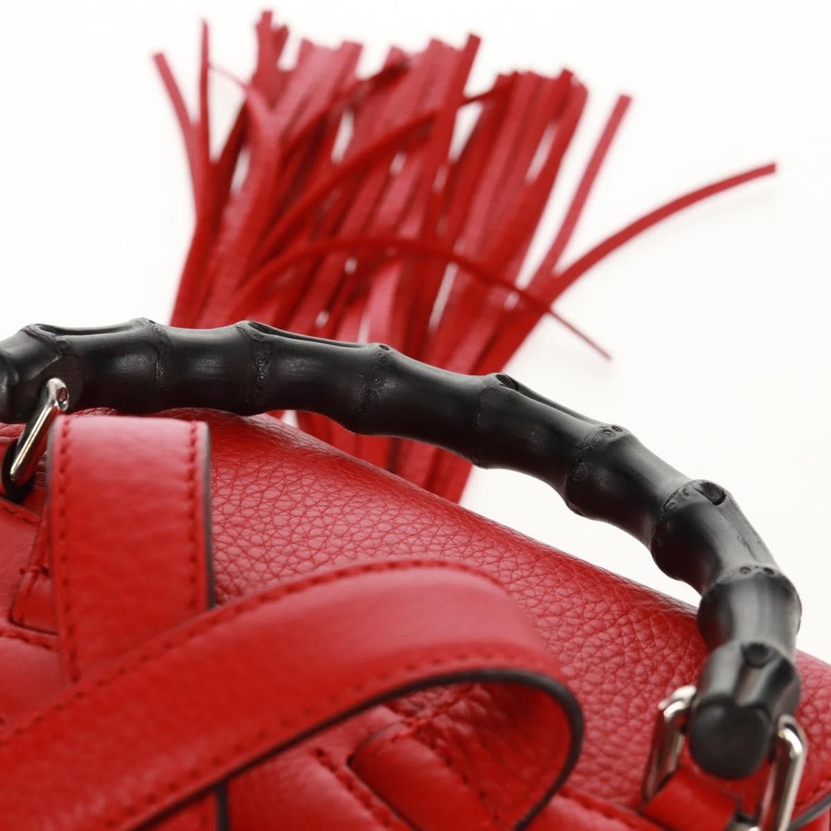 Gucci Gucci Bamboo Tassel Backpack Leather Size ONE SIZE - 17 Thumbnail