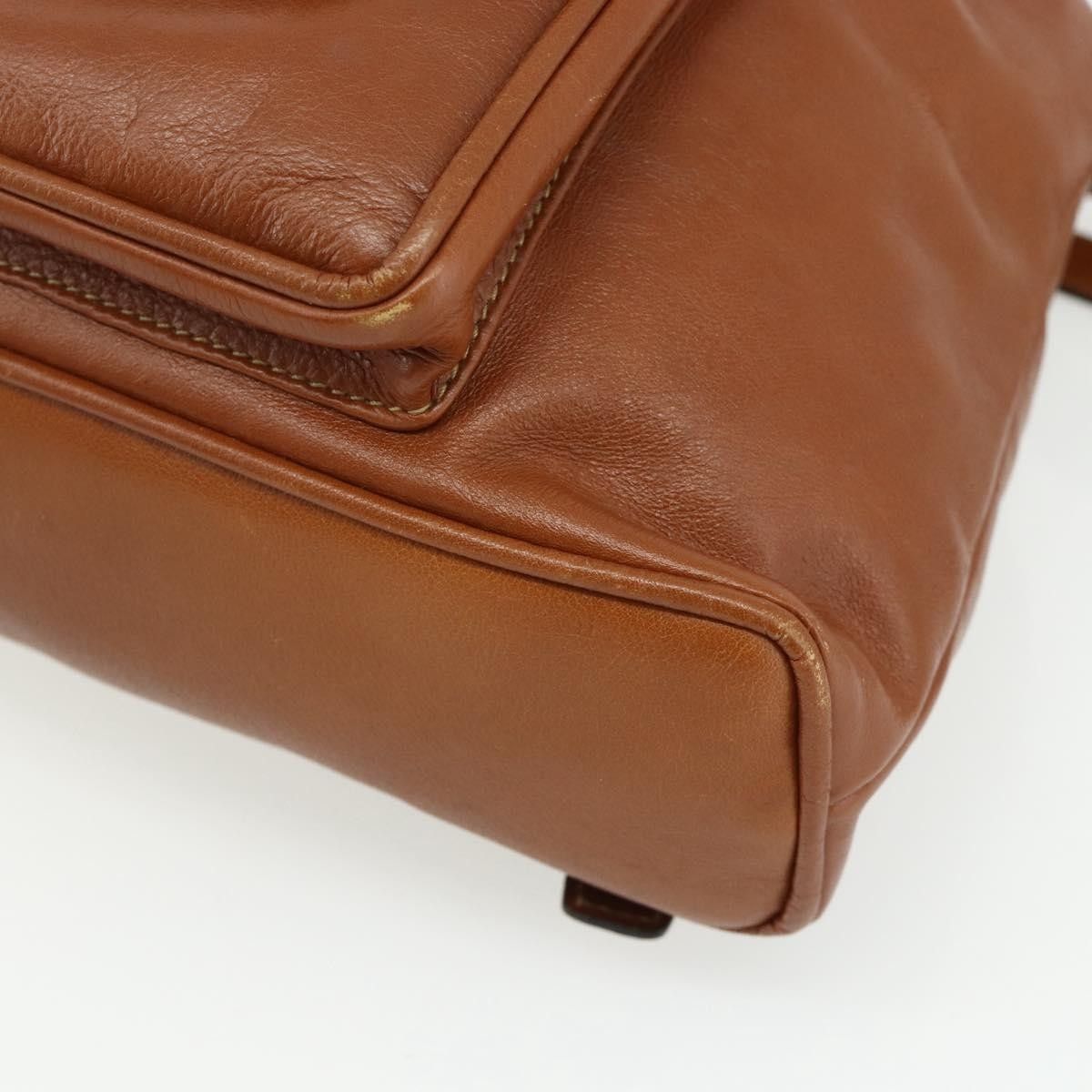 Gucci Gucci Vintage Bamboo Backpack Leather Size ONE SIZE - 8 Thumbnail