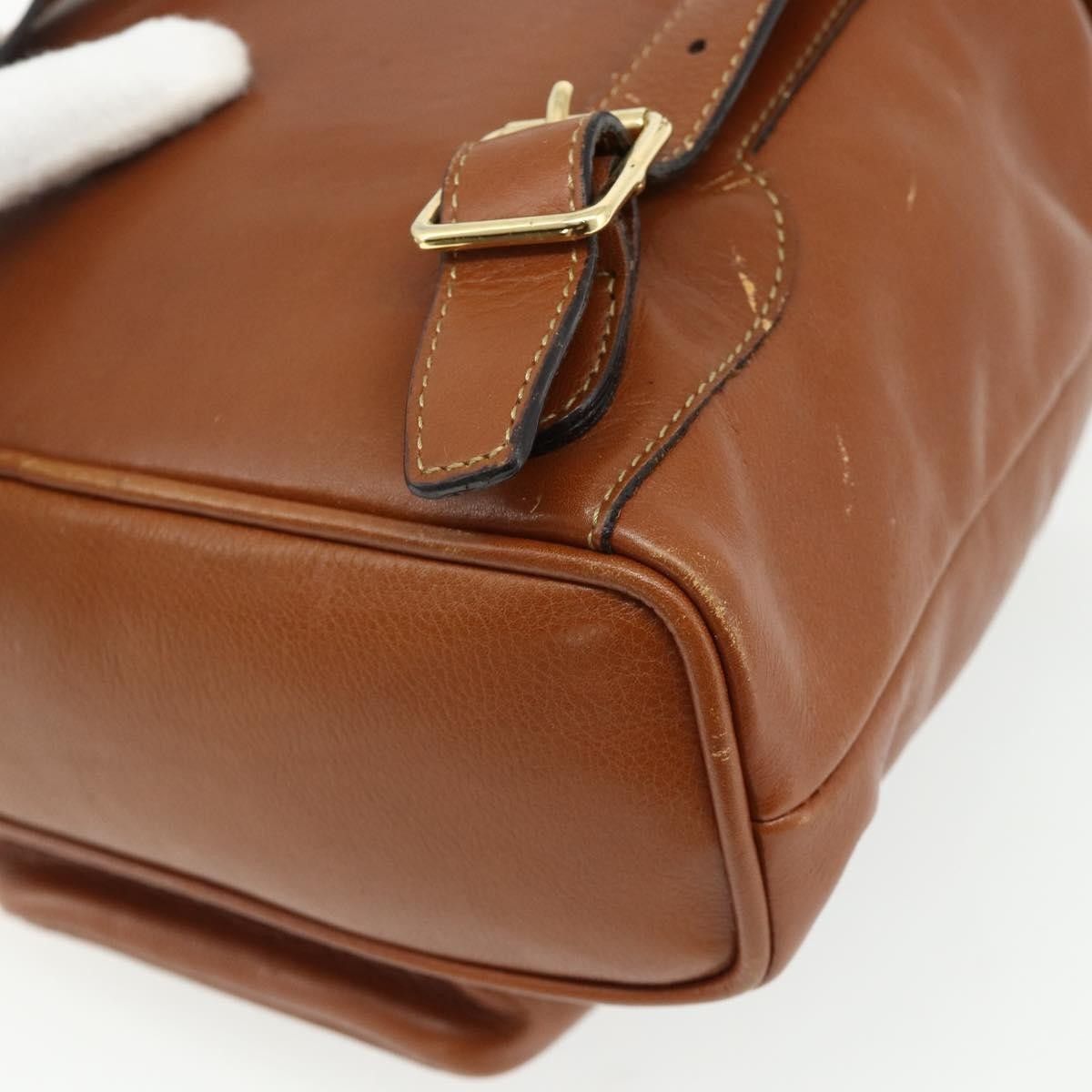 Gucci Gucci Vintage Bamboo Backpack Leather Size ONE SIZE - 10 Thumbnail