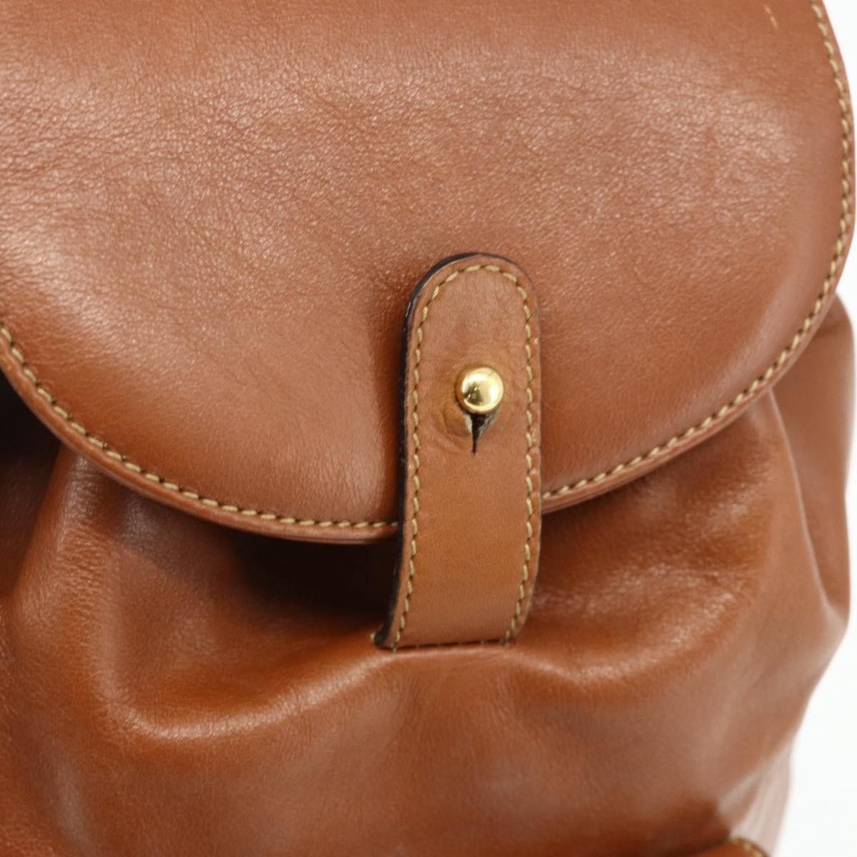 Gucci Gucci Vintage Bamboo Backpack Leather Size ONE SIZE - 12 Thumbnail