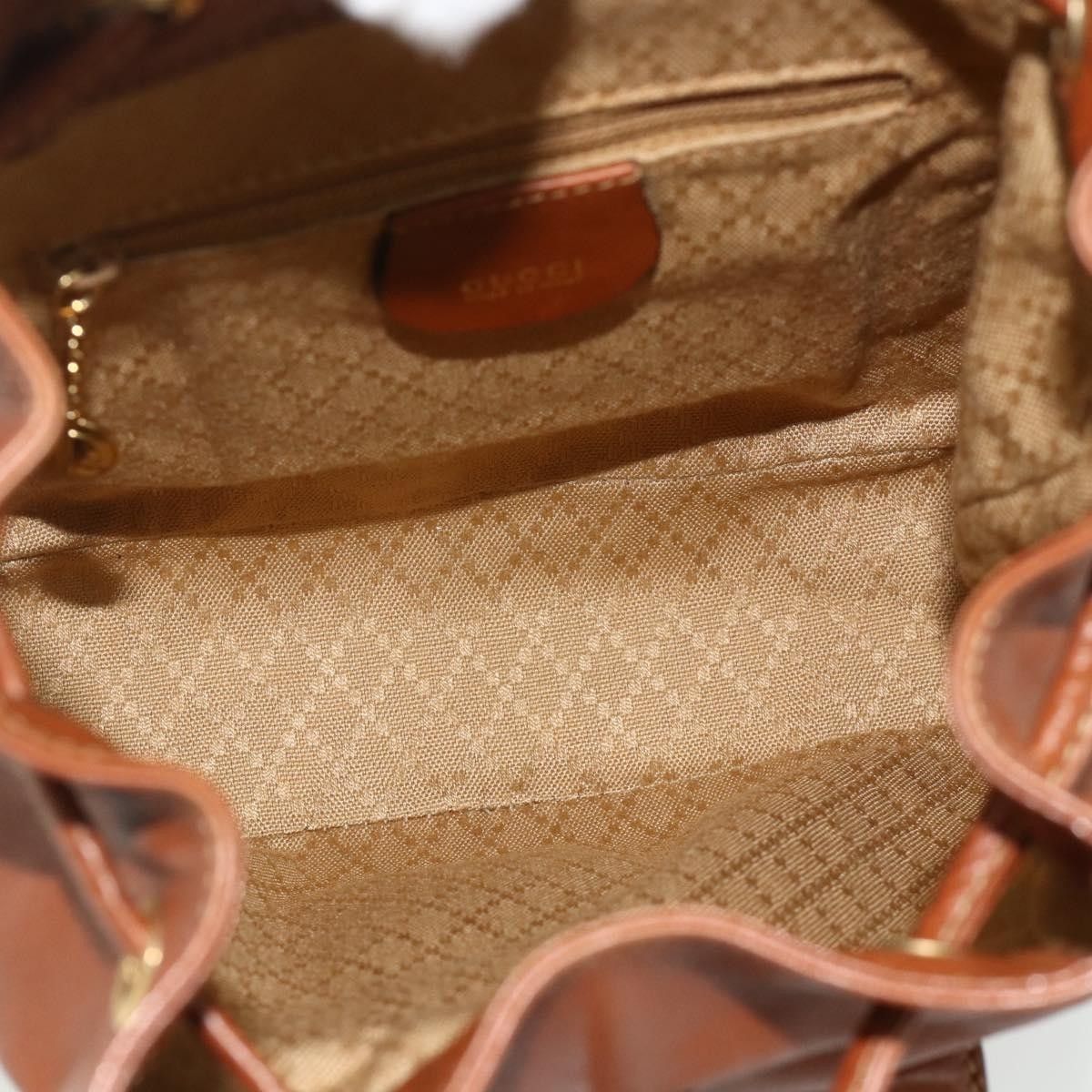 Gucci Gucci Vintage Bamboo Backpack Leather Size ONE SIZE - 5 Thumbnail
