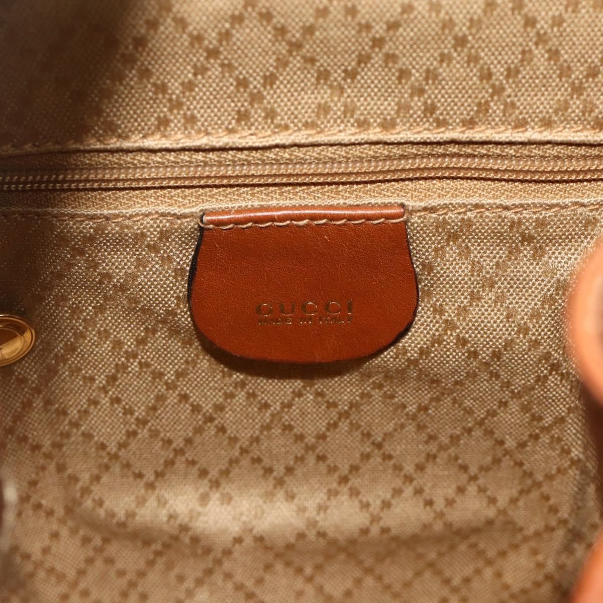 Gucci Gucci Vintage Bamboo Backpack Leather Size ONE SIZE - 6 Thumbnail