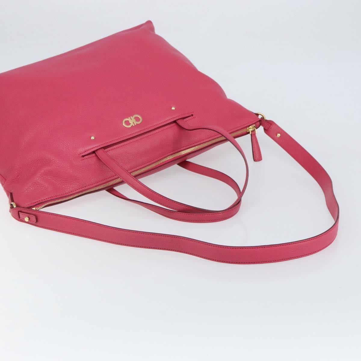 Salvatore Ferragamo Salvatore Ferragamo Gancini Tote Leather Size ONE SIZE - 18 Thumbnail