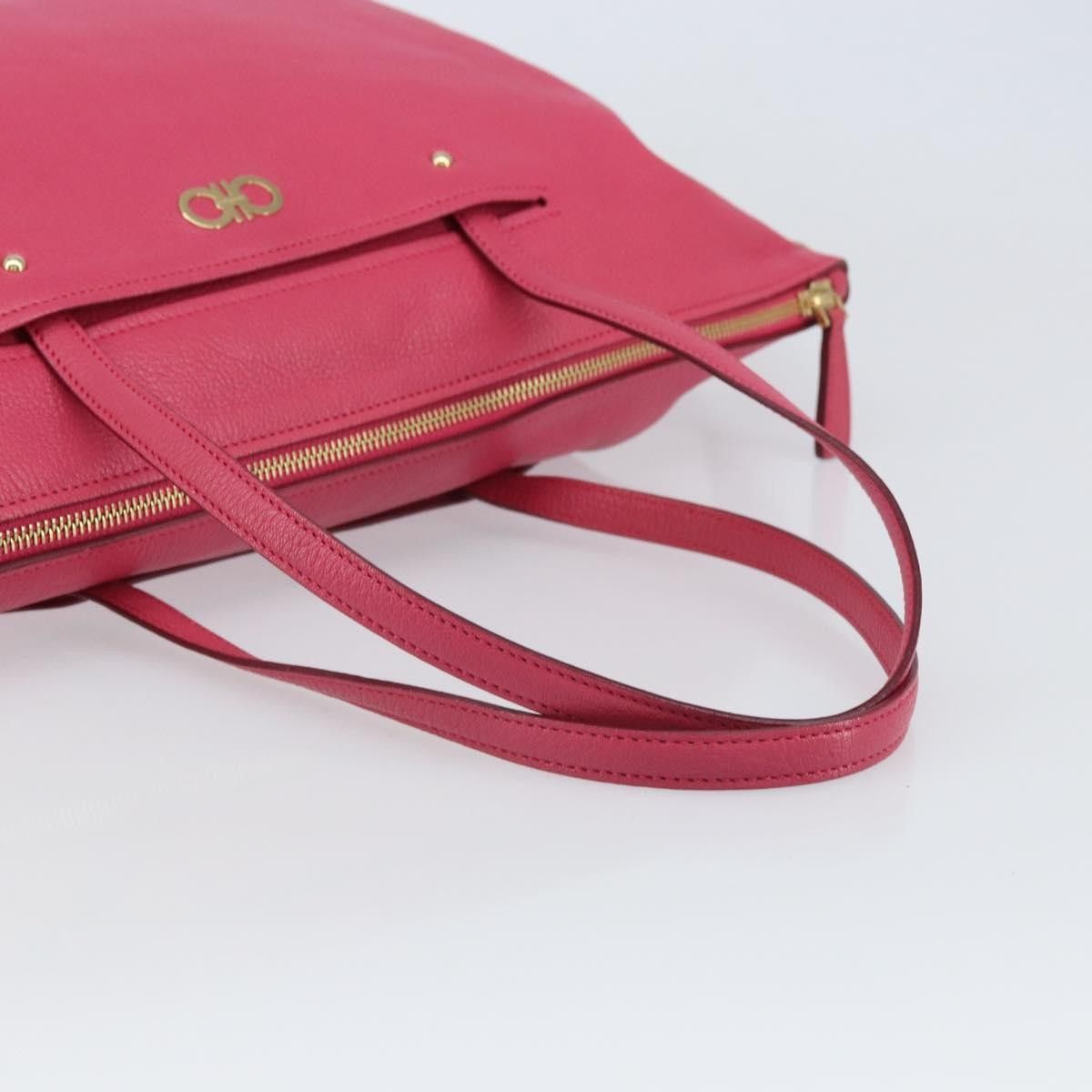 Salvatore Ferragamo Salvatore Ferragamo Gancini Tote Leather Size ONE SIZE - 8 Thumbnail