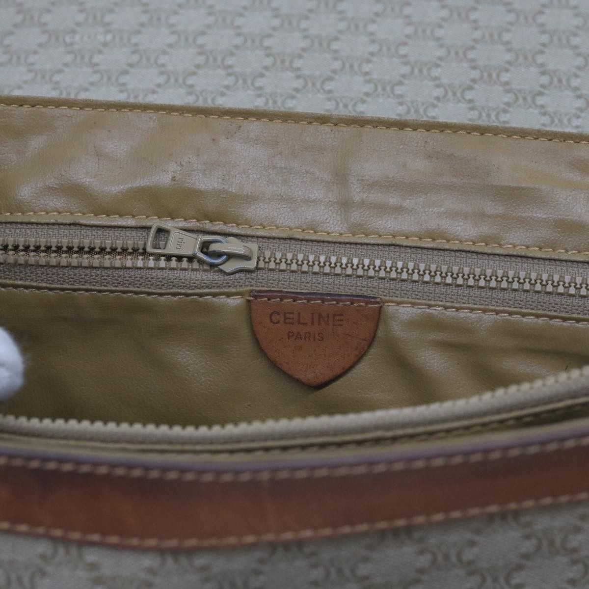 Celine Celine Vintage Macadam Canvas and Leather Size ONE SIZE - 20 Thumbnail
