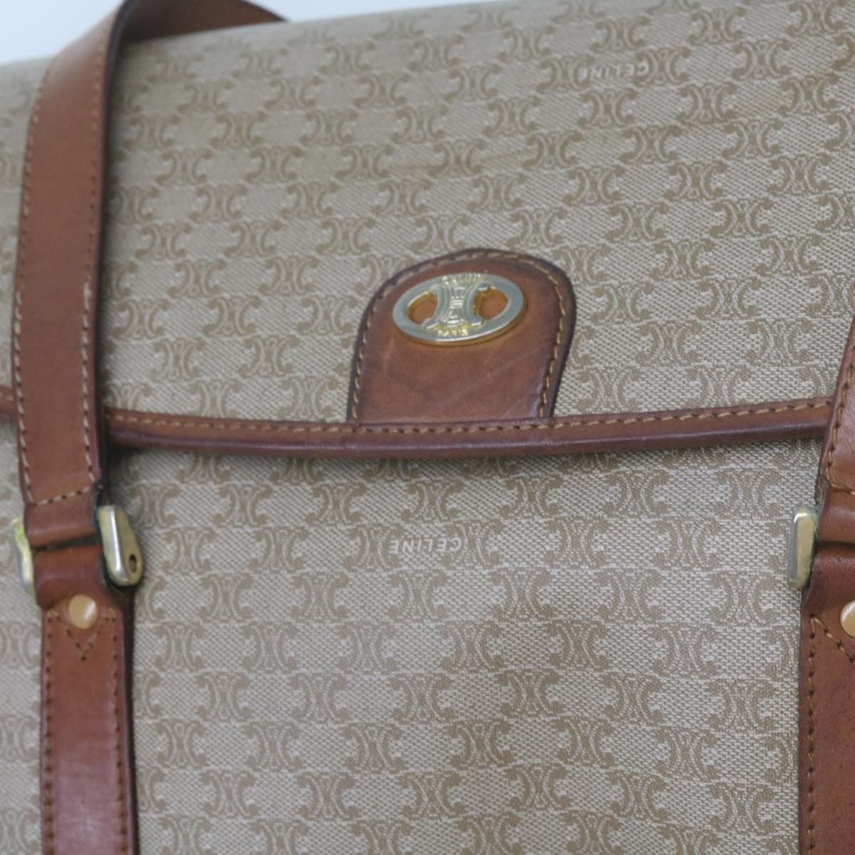 Celine Celine Vintage Macadam Canvas and Leather Size ONE SIZE - 19 Thumbnail