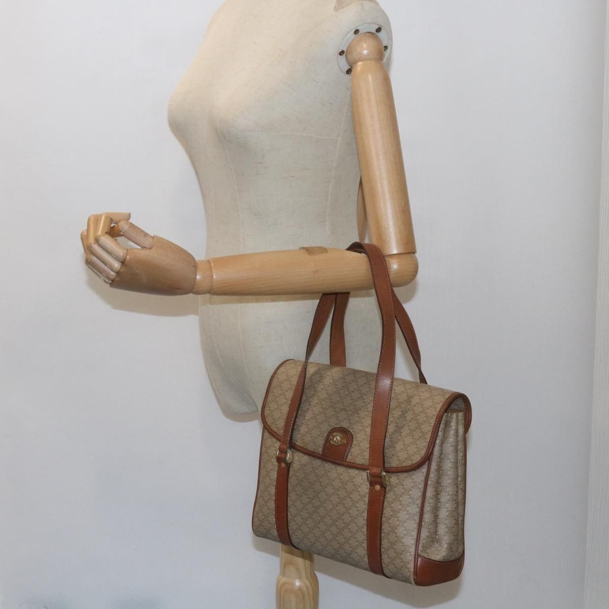 Celine Celine Vintage Macadam Canvas and Leather Size ONE SIZE - 11 Thumbnail