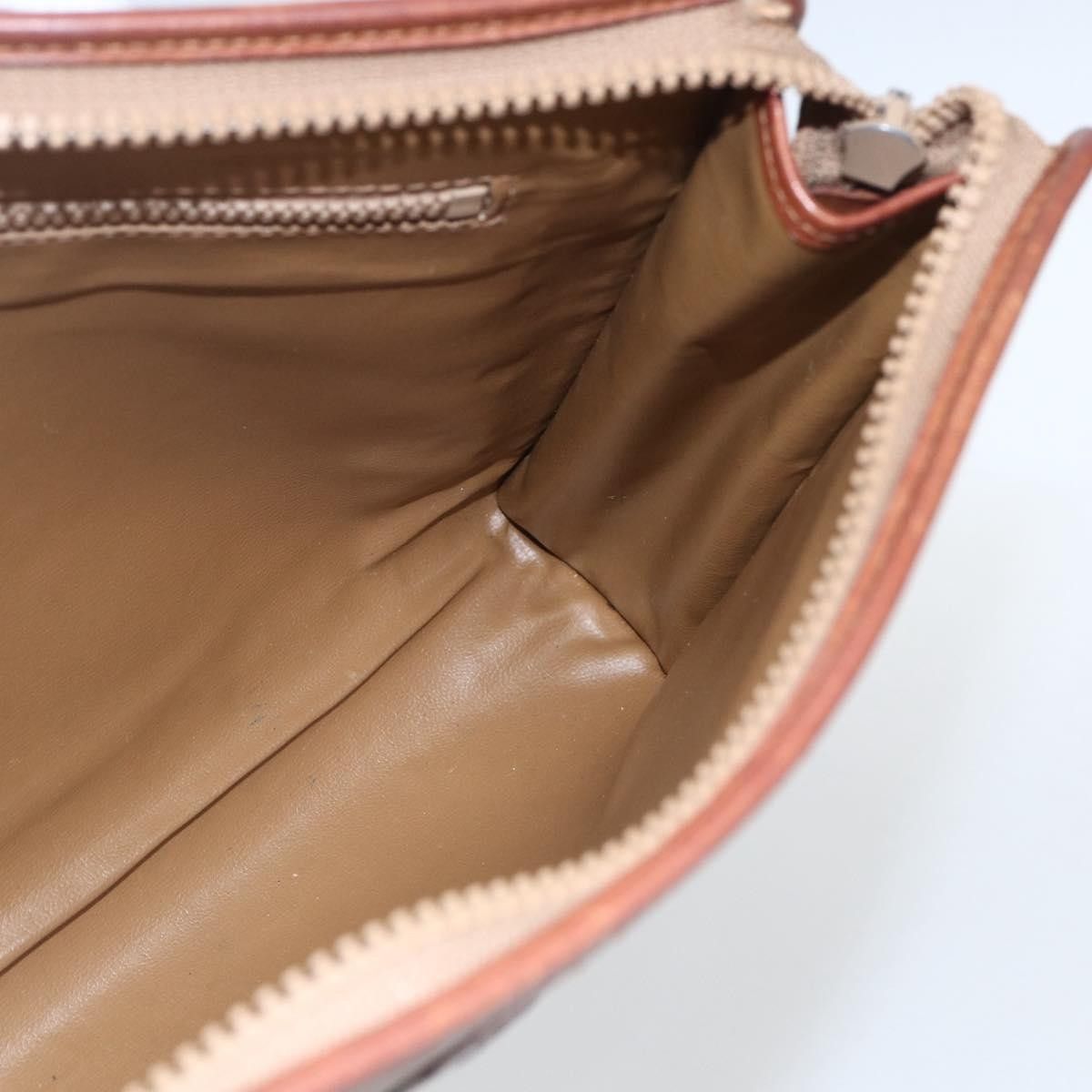 Celine Celine Macadam Pochette Canvas and Leather Size ONE SIZE - 17 Thumbnail