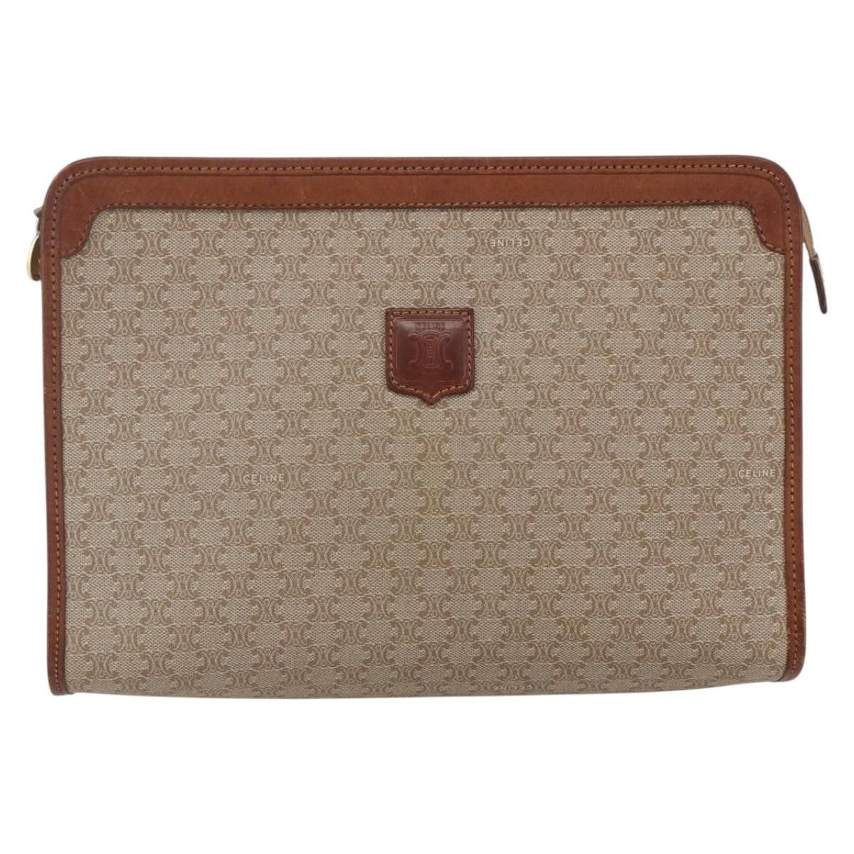 Celine Celine Macadam Pochette Canvas and Leather Size ONE SIZE - 16 Thumbnail