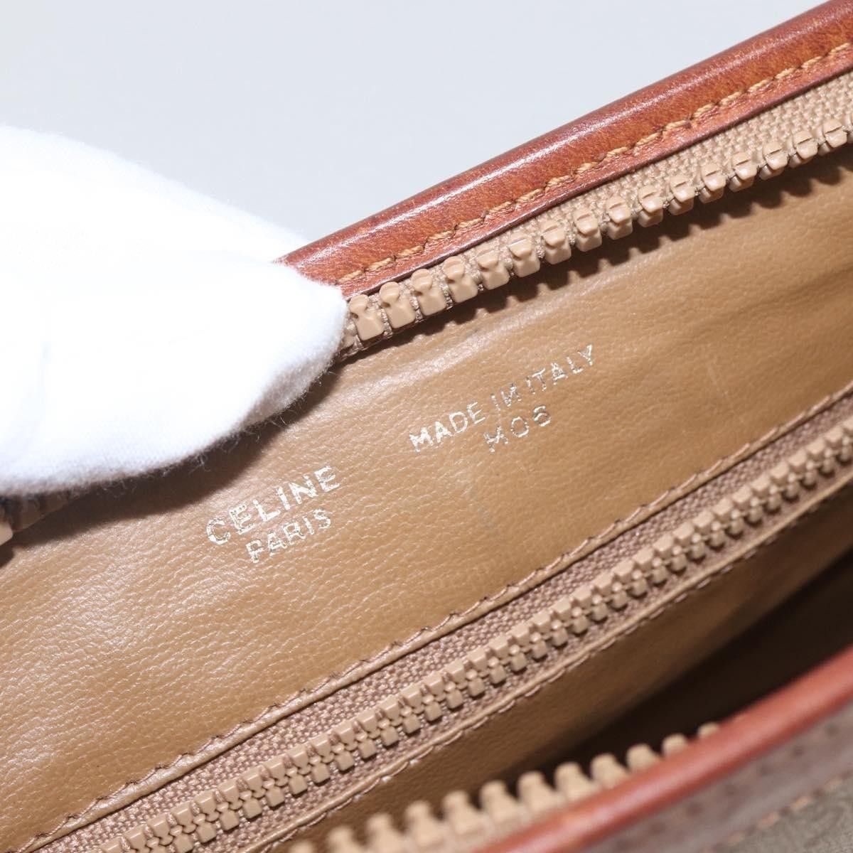 Celine Celine Macadam Pochette Canvas and Leather Size ONE SIZE - 6 Thumbnail