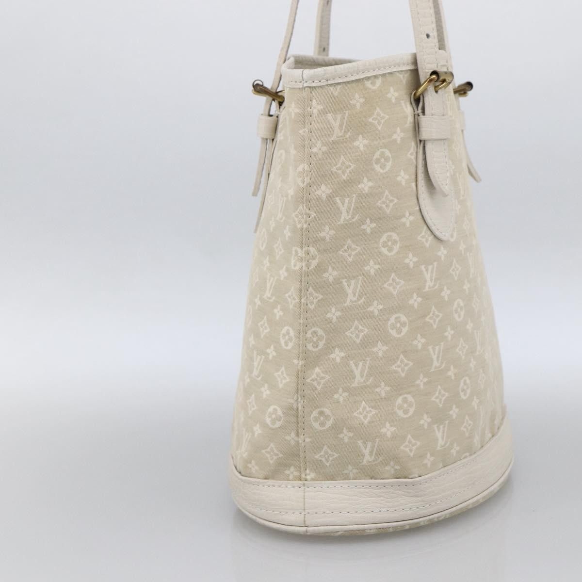 Louis Vuitton Louis Vuitton Petit Bucket Bag Mini Lin Size ONE SIZE - 4 Thumbnail