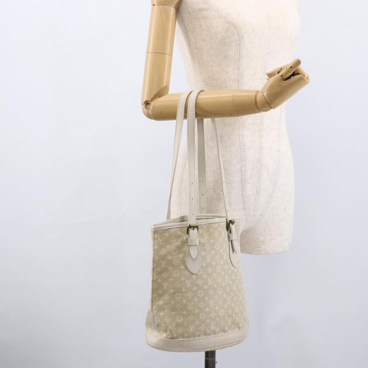 Louis Vuitton Louis Vuitton Petit Bucket Bag Mini Lin Size ONE SIZE - 14 Thumbnail