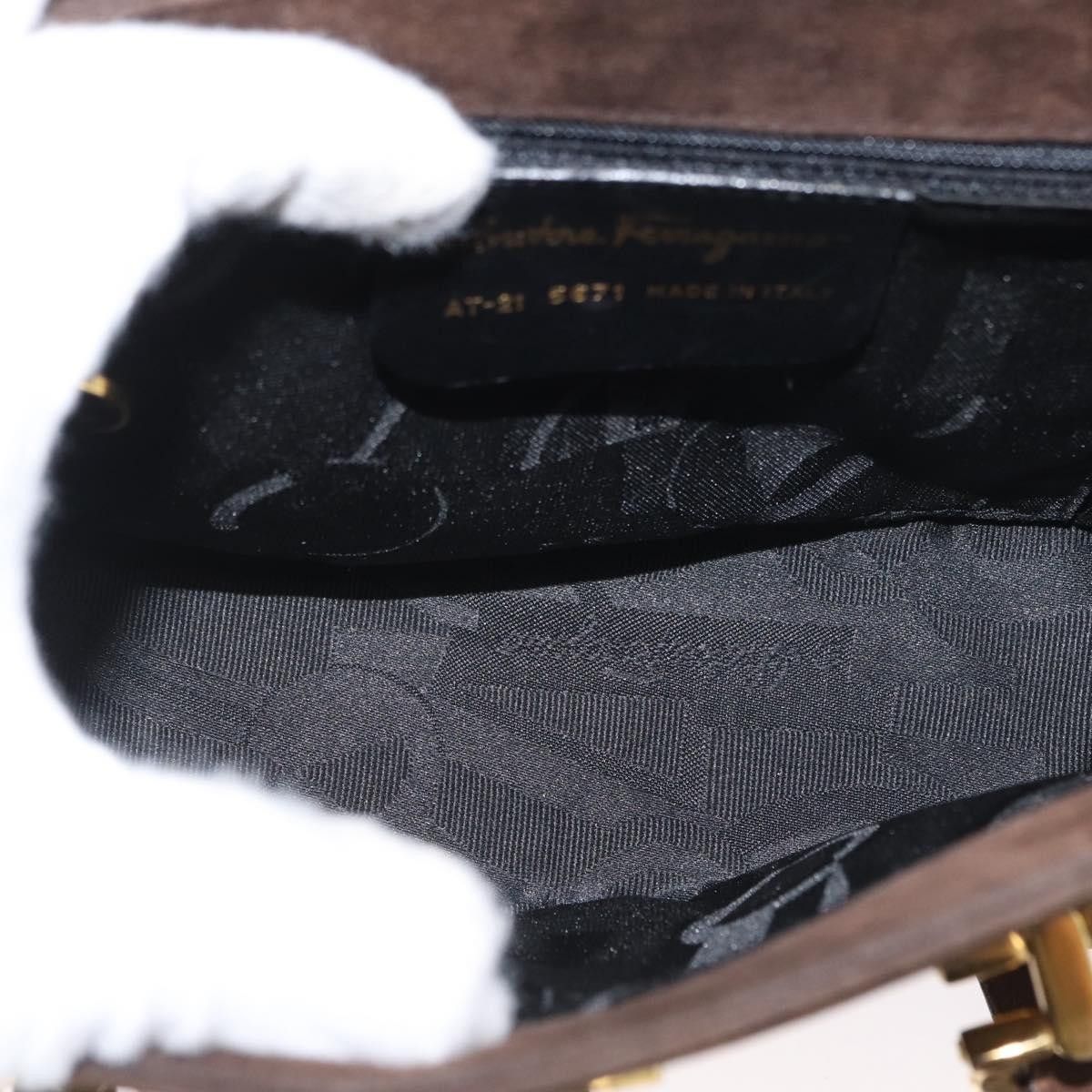Salvatore Ferragamo Salvatore Ferragamo Gancini Suede Size ONE SIZE - 5 Thumbnail