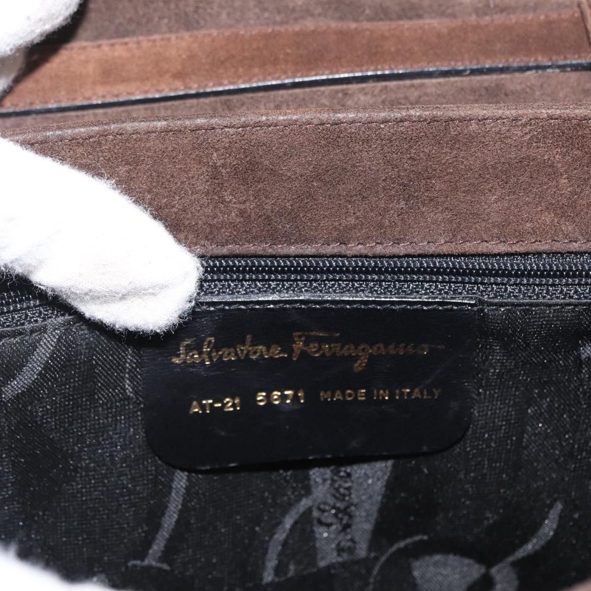 Salvatore Ferragamo Salvatore Ferragamo Gancini Suede Size ONE SIZE - 6 Thumbnail