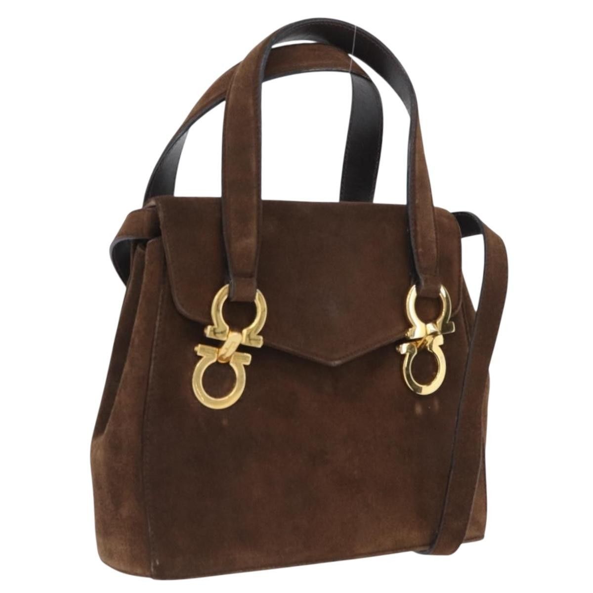 Salvatore Ferragamo Salvatore Ferragamo Gancini Suede Size ONE SIZE - 20 Thumbnail