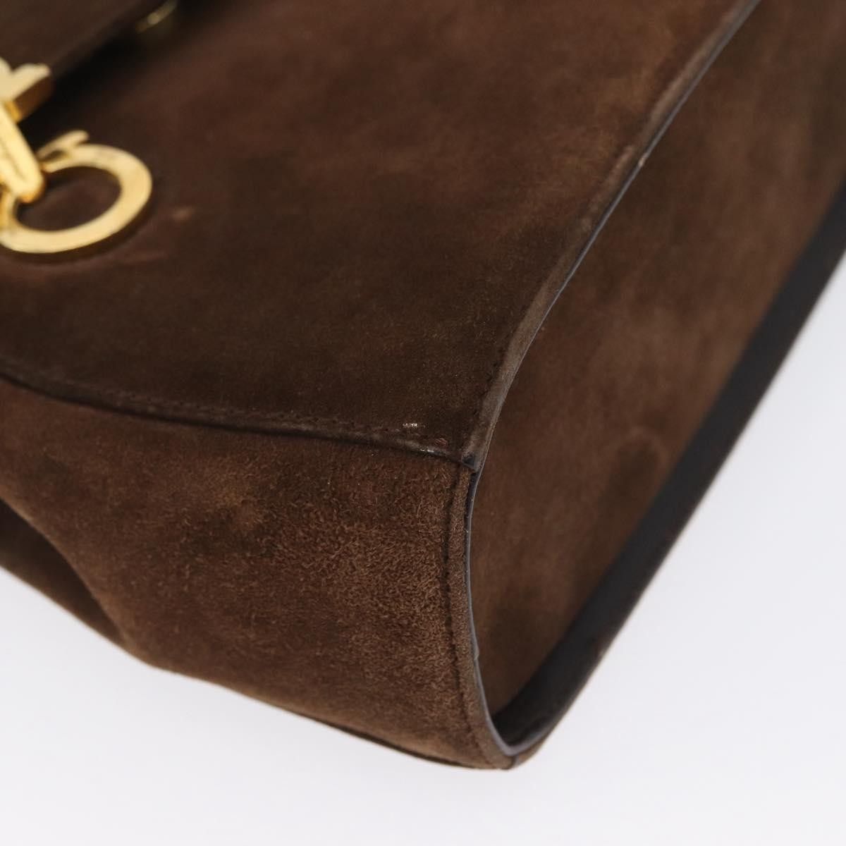 Salvatore Ferragamo Salvatore Ferragamo Gancini Suede Size ONE SIZE - 9 Thumbnail