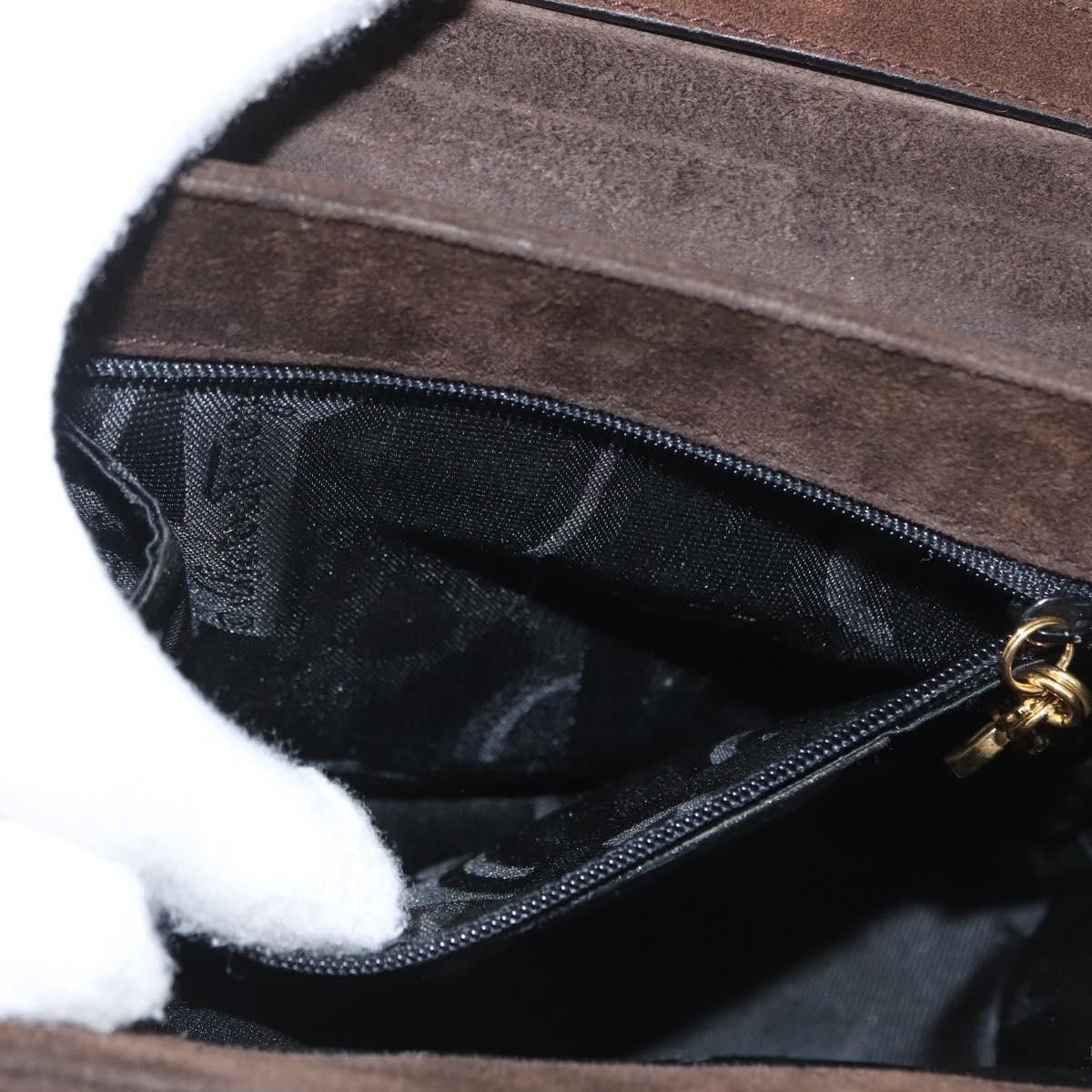 Salvatore Ferragamo Salvatore Ferragamo Gancini Suede Size ONE SIZE - 24 Thumbnail