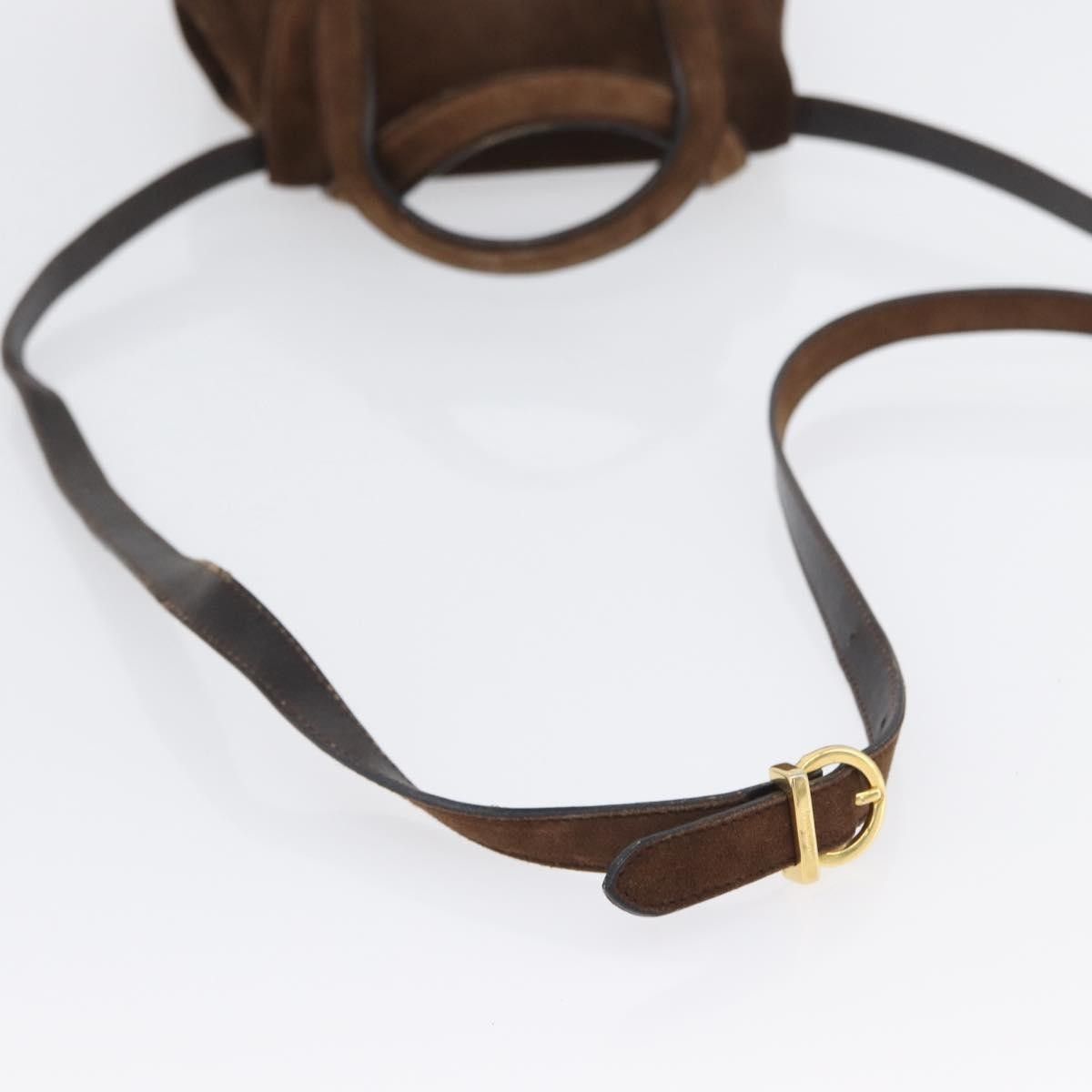 Salvatore Ferragamo Salvatore Ferragamo Gancini Suede Size ONE SIZE - 16 Thumbnail