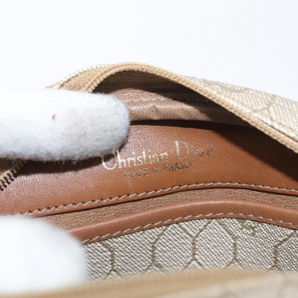 Dior Christian Dior Vintage Honeycomb Canvas and Leather Size ONE SIZE - 6 Thumbnail