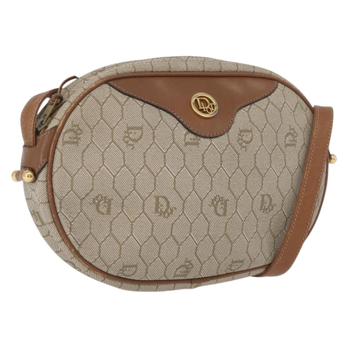 Dior Christian Dior Vintage Honeycomb Canvas and Leather Size ONE SIZE - 17 Thumbnail