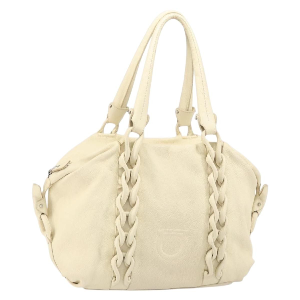 Salvatore Ferragamo Salvatore Ferragamo Gancini Tote Leather Size ONE SIZE - 18 Thumbnail
