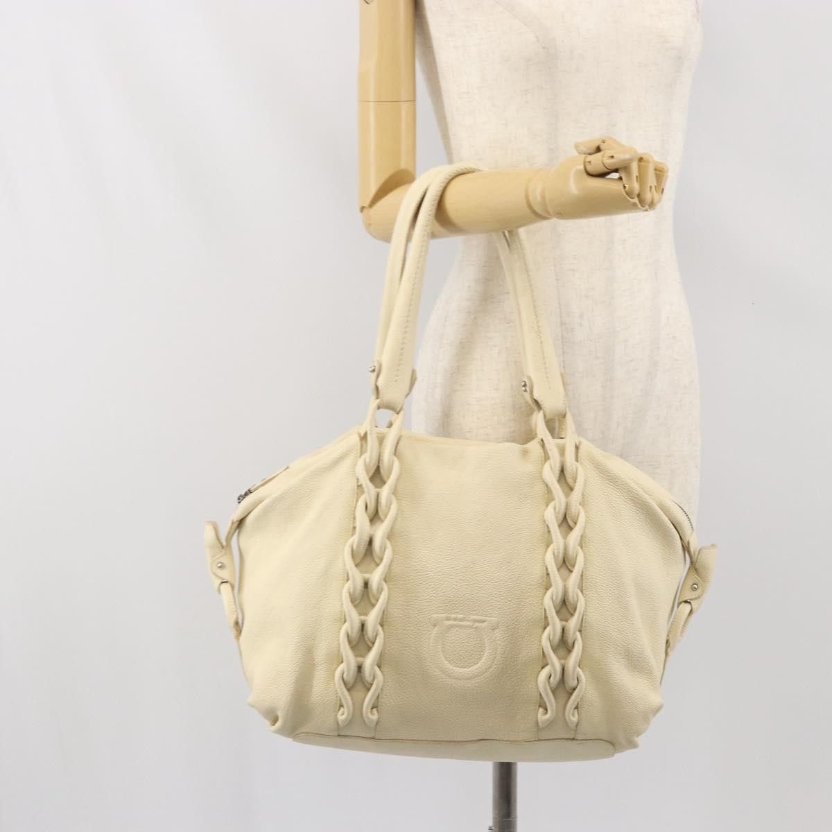 Salvatore Ferragamo Salvatore Ferragamo Gancini Tote Leather Size ONE SIZE - 13 Thumbnail