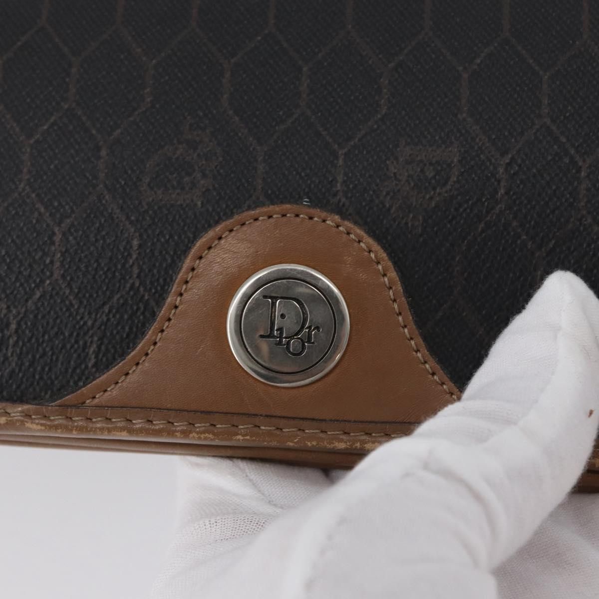Dior Christian Dior Vintage Honeycomb chain Canvas Size ONE SIZE - 12 Thumbnail