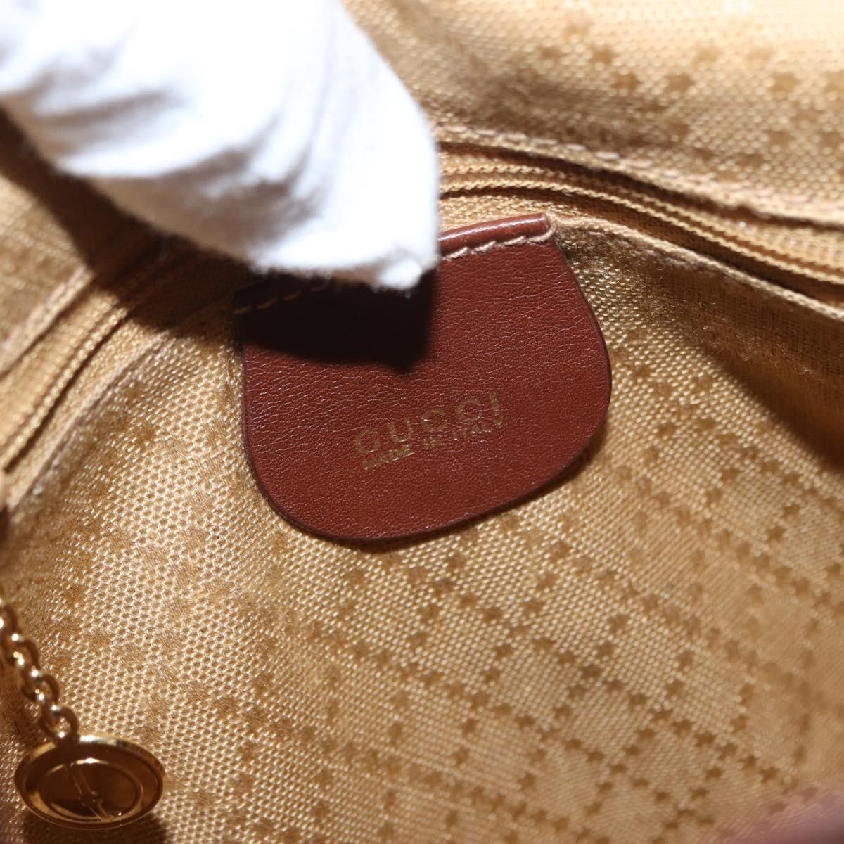 Gucci Gucci Vintage Bamboo Backpack Leather Size ONE SIZE - 6 Thumbnail