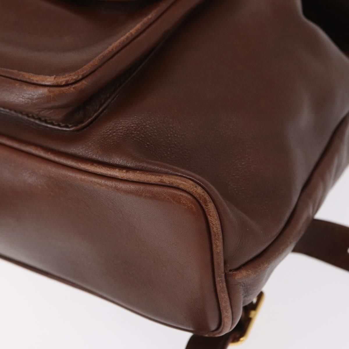 Gucci Gucci Vintage Bamboo Backpack Leather Size ONE SIZE - 11 Thumbnail