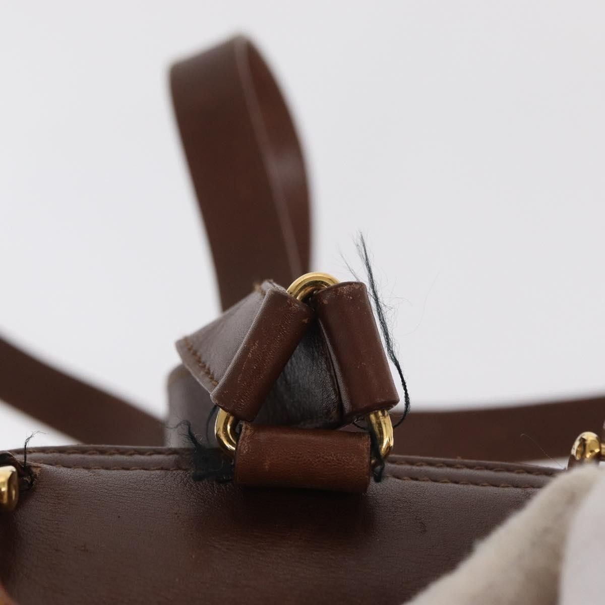 Gucci Gucci Vintage Bamboo Backpack Leather Size ONE SIZE - 16 Thumbnail