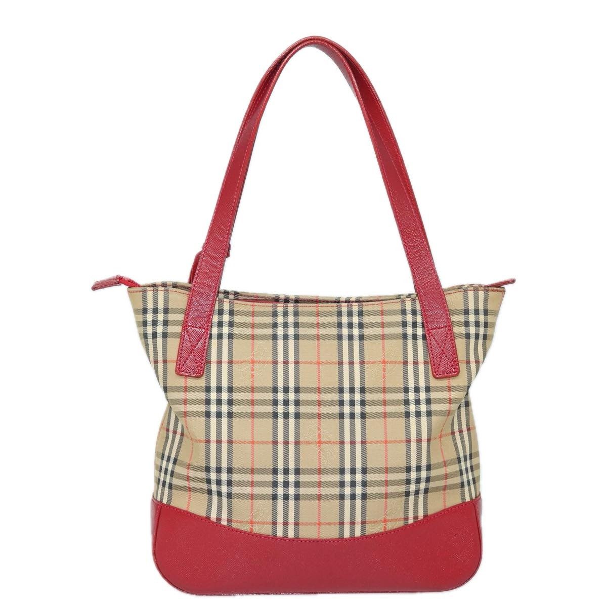 Burberry Burberry Nova Check Tote Canvas and Leather Size ONE SIZE - 2 Thumbnail
