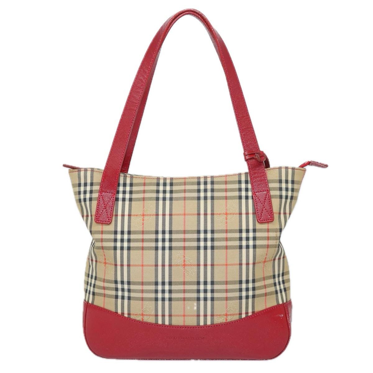 Burberry Burberry Nova Check Tote Canvas and Leather Size ONE SIZE - 14 Thumbnail