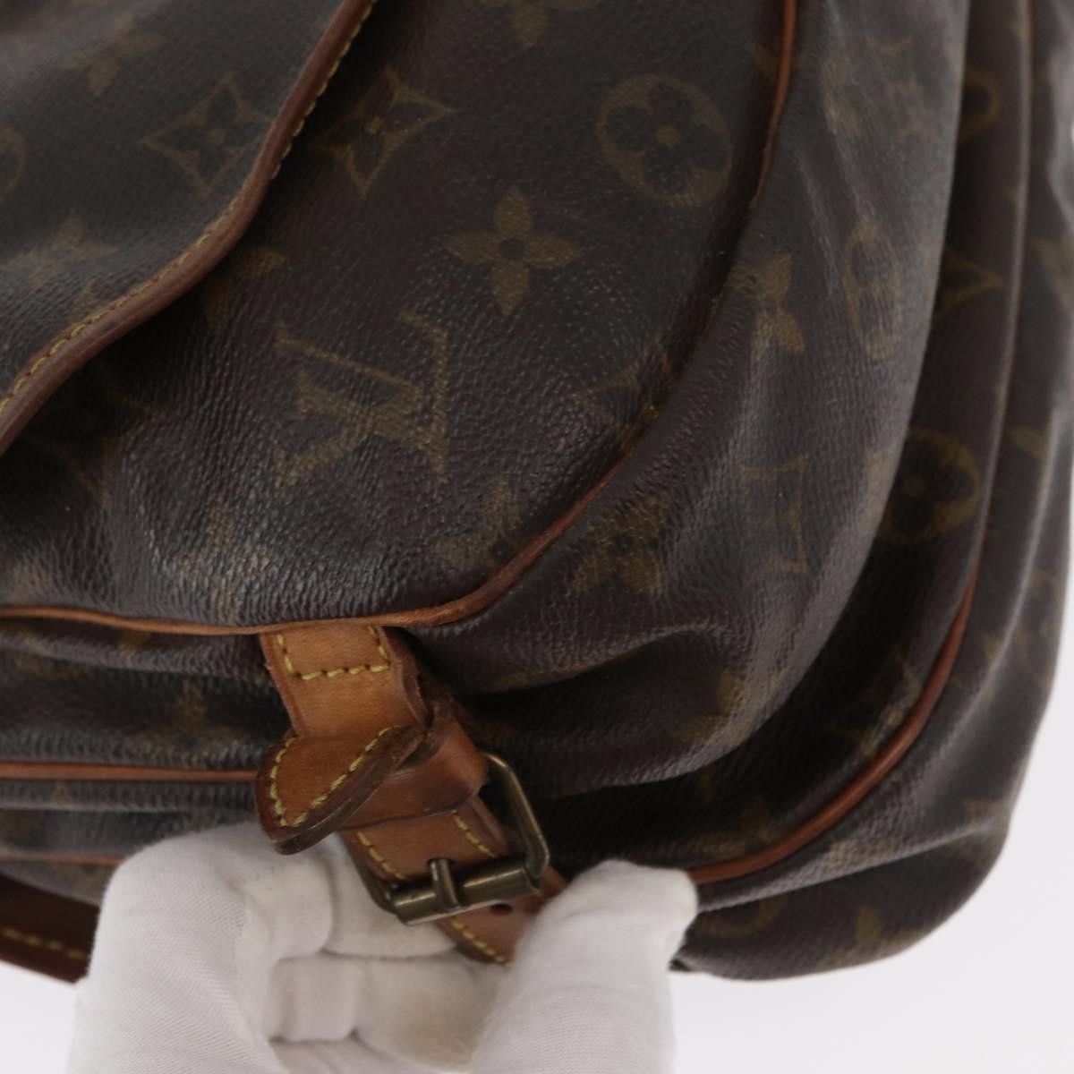 Louis Vuitton Louis Vuitton Saumur Handbag Monogram Canvas Size ONE SIZE - 12 Thumbnail