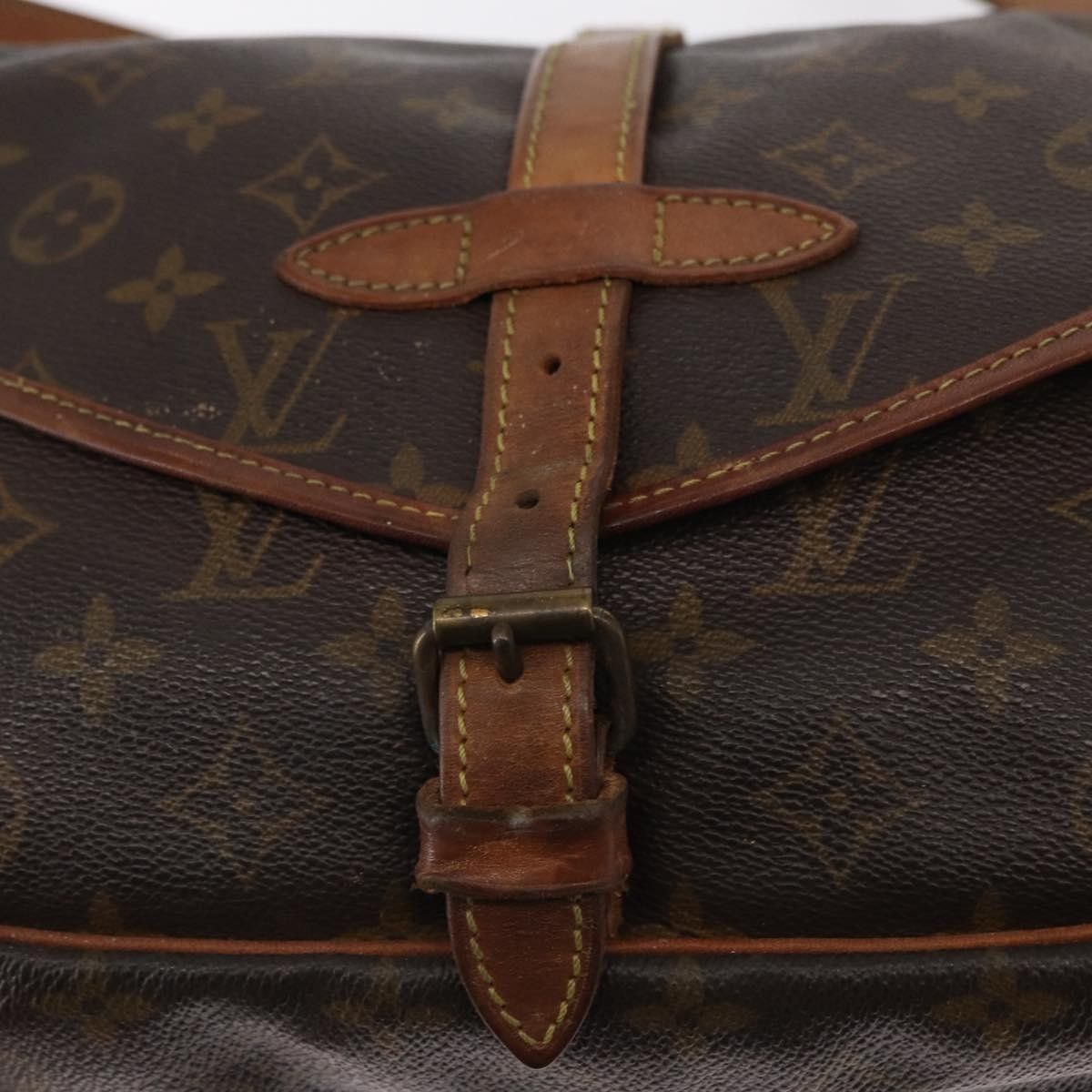 Louis Vuitton Louis Vuitton Saumur Handbag Monogram Canvas Size ONE SIZE - 14 Thumbnail