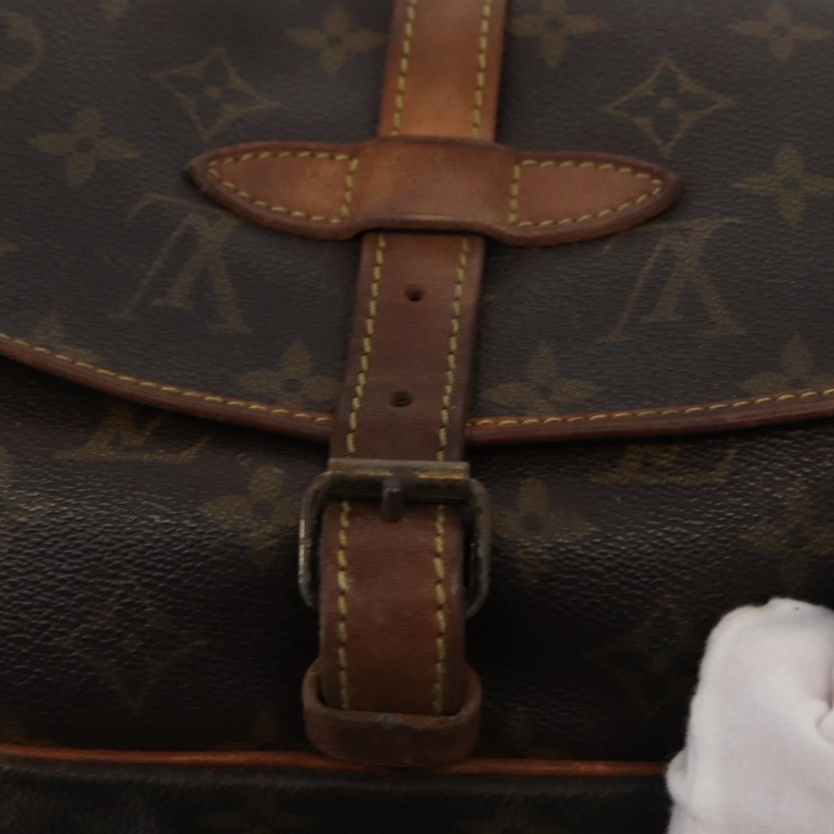 Louis Vuitton Louis Vuitton Saumur Handbag Monogram Canvas Size ONE SIZE - 13 Thumbnail