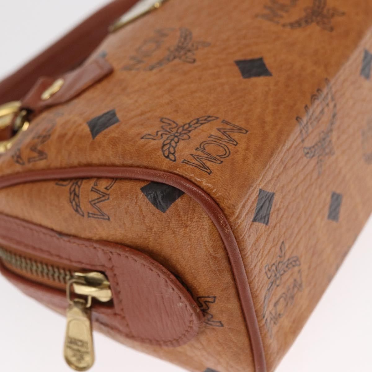 MCM MCM Visetos Handbag Canvas and Leather Size ONE SIZE - 8 Thumbnail