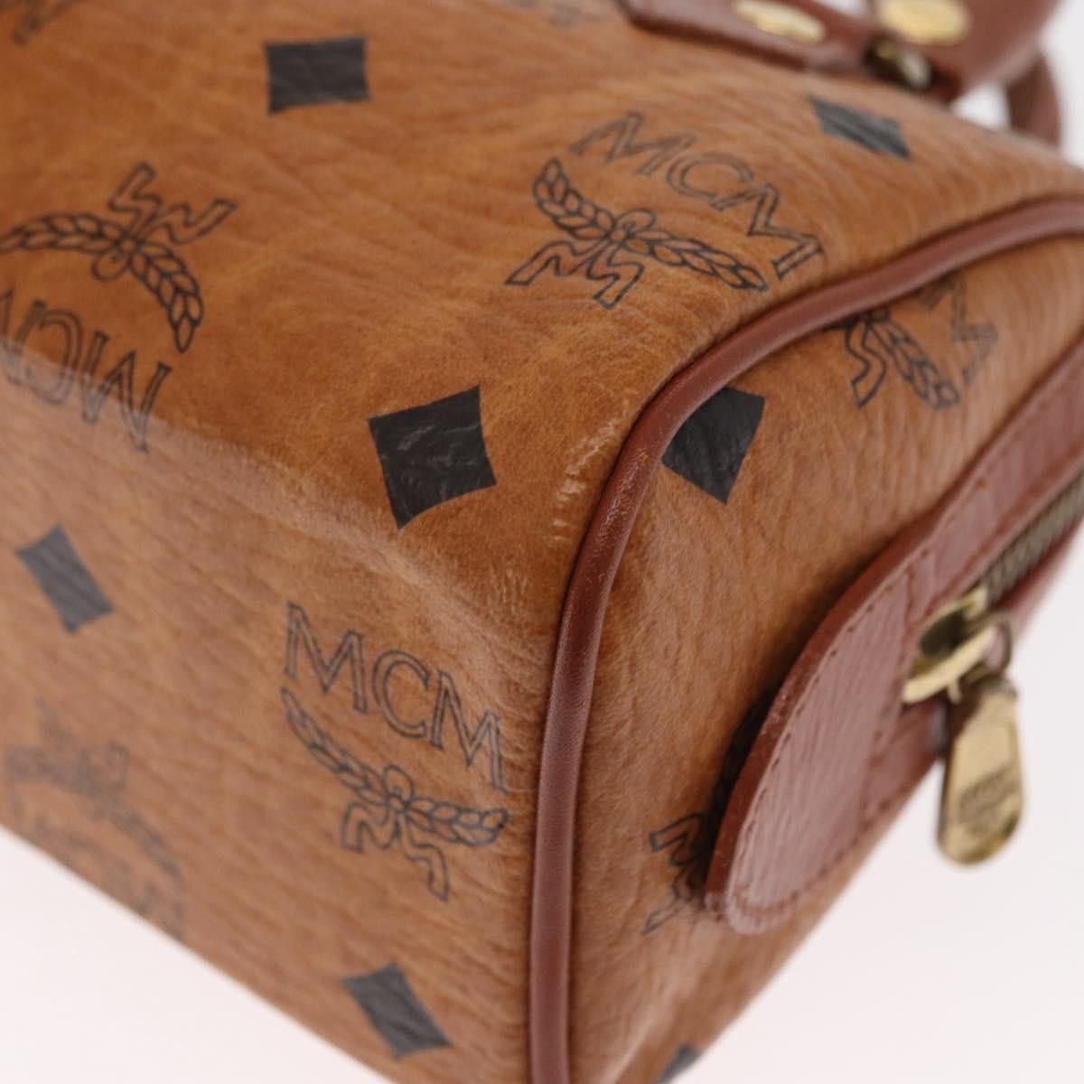 MCM MCM Visetos Handbag Canvas and Leather Size ONE SIZE - 11 Thumbnail