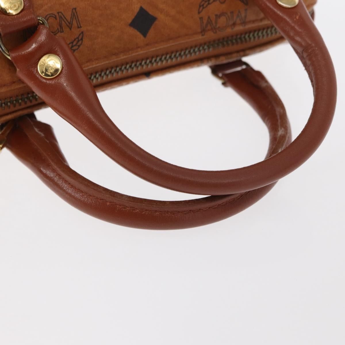 MCM MCM Visetos Handbag Canvas and Leather Size ONE SIZE - 7 Thumbnail
