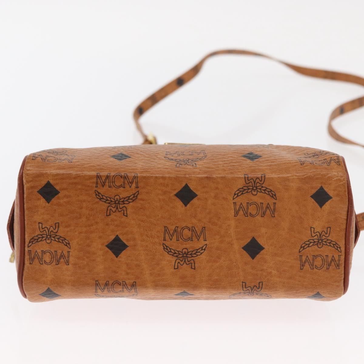 MCM MCM Visetos Handbag Canvas and Leather Size ONE SIZE - 17 Thumbnail