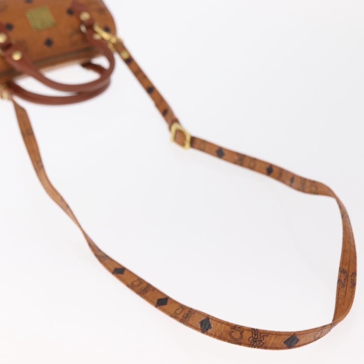 MCM MCM Visetos Handbag Canvas and Leather Size ONE SIZE - 15 Thumbnail