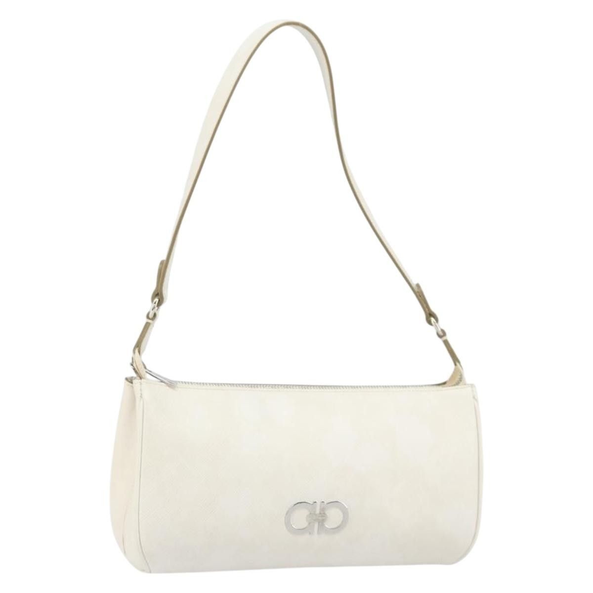 Salvatore Ferragamo Salvatore Ferragamo Gancini Shoulder Bag Leather Size ONE SIZE - 20 Thumbnail