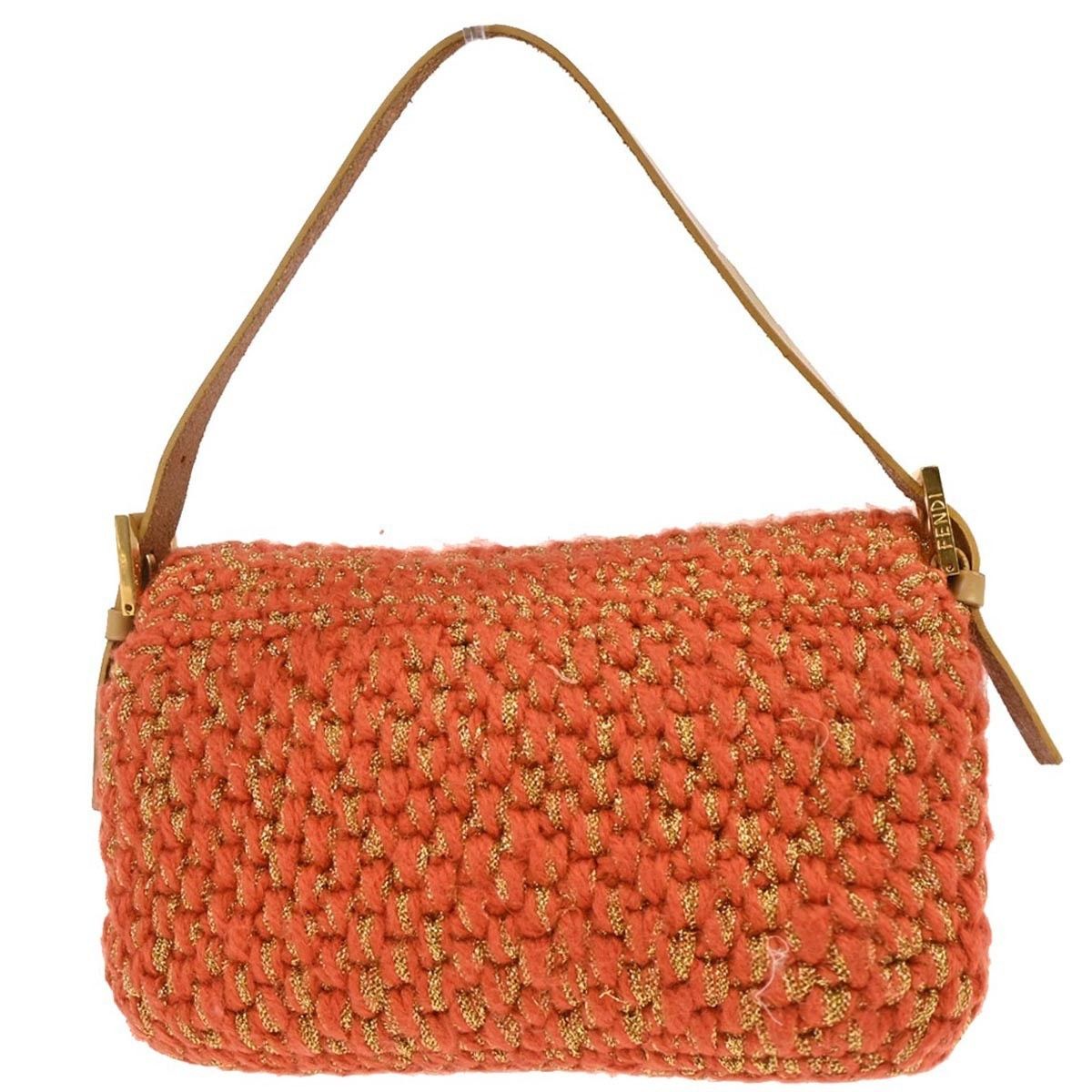 Fendi Fendi Baguette Bag Wool Size ONE SIZE - 2 Thumbnail